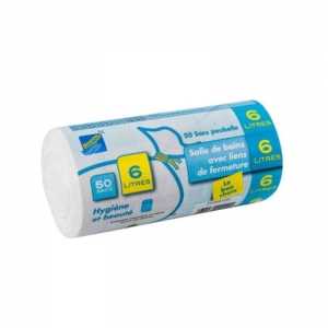 Sac Poubelle Hygiène et Beauté - 6 L - Lot de 50 FourniResto - 1