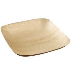 Assiette Carrée en Palmier - 200 x 200 mm - Lot de 25 FourniResto - 1