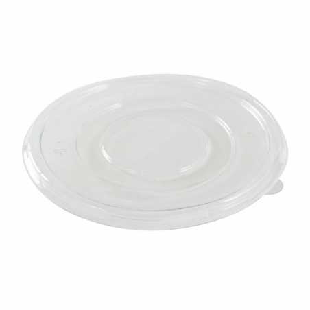 Couvercle PET pour Bol Rond en Bagasse 800 ml - Lot de 50 FourniResto - 1