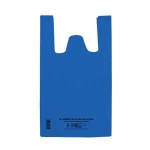 Sac à Bretelles Réutilisable Bleu - 21 L - Lot de 500 FourniResto - 1