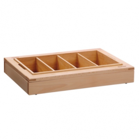 Set Modulaire Buffet - Bac à Couverts 4 Compartiments Bartscher - 1 Set Modulaire Buffet - Bac à Couverts 4 Compartiments Bartscher - 1