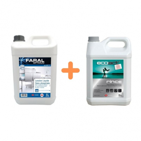 Pack Liquides de Lavage et de Rinçage Lave-Vaisselle - Eau Douce et Dure FourniResto - 1 Pack Liquides de Lavage et de Rinçage Lave-Vaisselle - Eau Douce et Dure FourniResto - 1