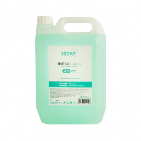 Gel Hydroalcoolique sans Parfum - 5L FourniResto - 1