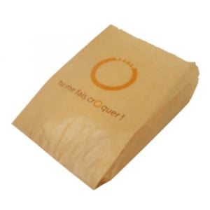 Sac Dessert "Tu Me Fais Croquer !" 120 x 50 - Ecoresponsable - Lot de 1000 FourniResto - 2