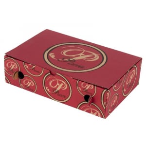 Boîte à Pizza Calzone Rouge - 17 x 27 cm - Ecoresponsable - Lot de 100 FourniResto - 1