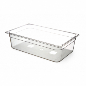 Bac Gastronorme en Tritan-Plastique GN 1/1 - 9 L - H 65 mm HENDI - 1