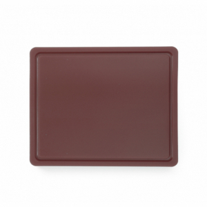 Planche à Découper HACCP - GN 1/2 - Marron - 12 mm d'Epaisseur HENDI - 1