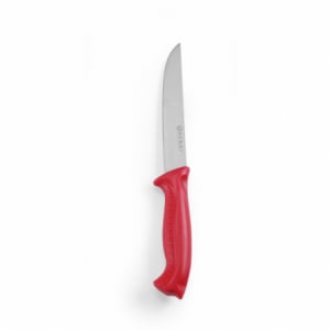 Couteau à Découper Rouge pour Viande Crue - Lame 15 cm HENDI - 1