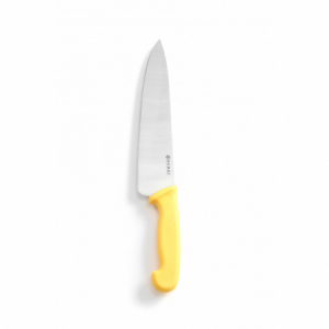 Couteau de Chef Jaune pour Volaille - Lame 24 cm HENDI - 2