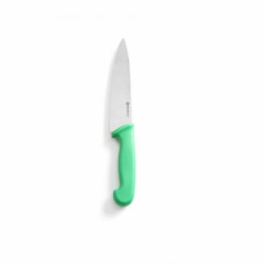 Couteau de Chef Vert pour Fruits et Légumes - Lame 18 cm HENDI - 1