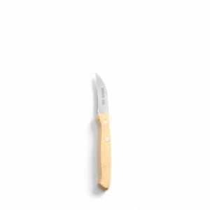 Couteau Éplucheur avec Manche en Bois - Lame 6 cm HENDI - 1