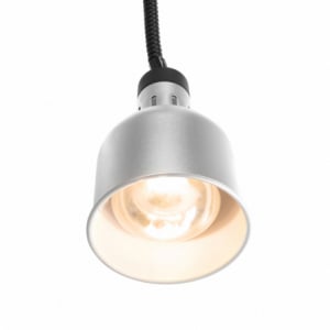 Lampe Chauffante Argentée Cylindrique Réglable HENDI - 1