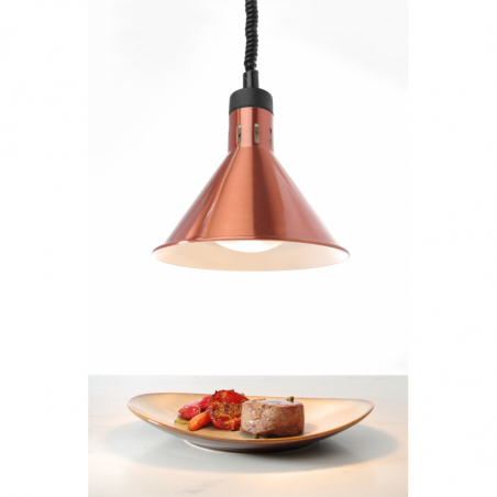 Lampe Chauffante Conique en Cuivre Réglable HENDI - 2