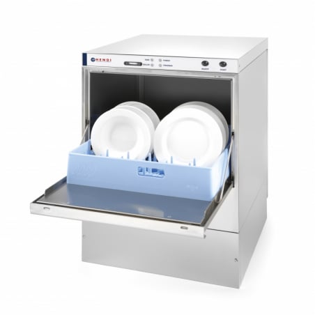 Lave-Vaisselle K50 avec Pompe de Vidange et Produit de Lavage HENDI - 1