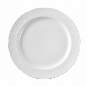 Assiette Plate en Porcelaine Flora - 255 mm de Diamètre HENDI - 1