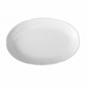 Plat Ovale en Porcelaine Flora - 280 x 180 mm HENDI - 1