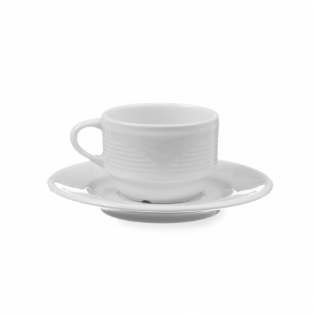 Soucoupe pour Tasse à Café en Porcelaine Saturn HENDI - 1