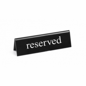Chevalet de table "reserved" HENDI - 1