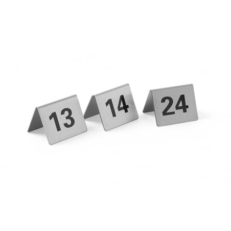 Set de 12 Chevalets de Table Numérotés de 13 à 24 HENDI - 1