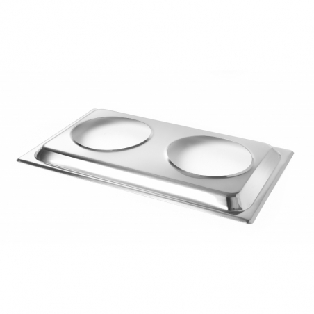 Plateau-Support pour 2 Bacs Bain-Marie HENDI - 1 Plateau-Support pour 2 Bacs Bain-Marie HENDI - 1