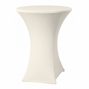 Housse pour Table Haute Crème - 850 mm de Diamètre HENDI - 1