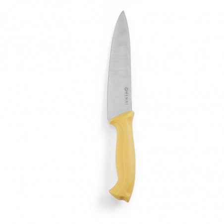 Couteau de Chef Jaune pour Volaille - Lame 18 cm HENDI - 1