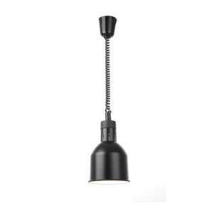 Lampe Chauffante Cylindrique Noire Réglable HENDI - 2