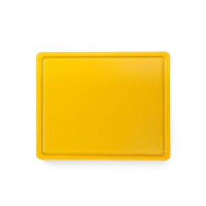 Planche à Découper HACCP - GN 1/2 - Jaune - 12 mm d'Epaisseur HENDI - 1