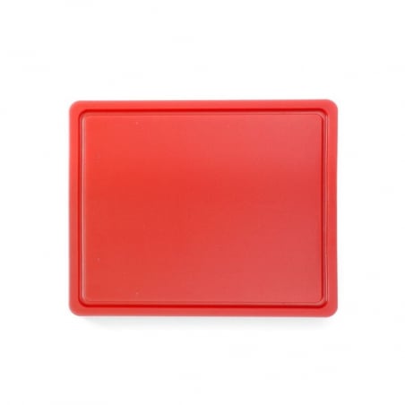 Planche à Découper HACCP - GN 1/2 - Rouge - 12 mm d'Epaisseur HENDI - 1