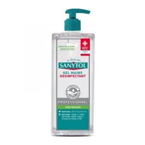 Gel Hydro-Alcoolique Désinfectant Mains Sans Rinçage - 500 ml Sanytol - 1