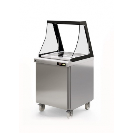 Buffet Réfrigéré pour Bar à Salade - 394 L - 9 Bacs GN 1/6 CORECO - 1