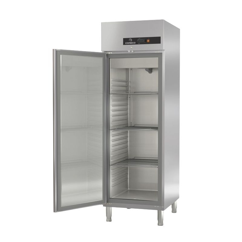 Petite armoire réfrigérée négative en inox 115 L