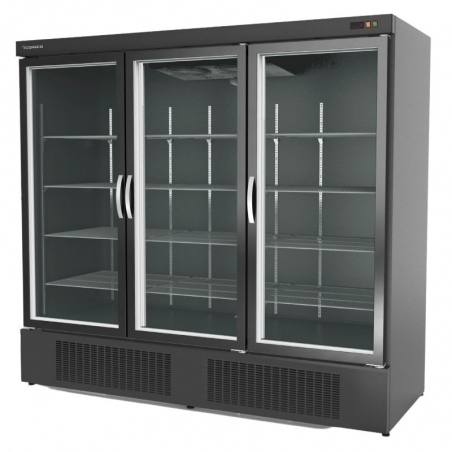 Armoire à Boisson Gourmet Négative - 1852 L - 3 Portes Vitrées CORECO - 1 Armoire à Boisson Gourmet Négative - 1852 L - 3 Portes Vitrées CORECO - 1