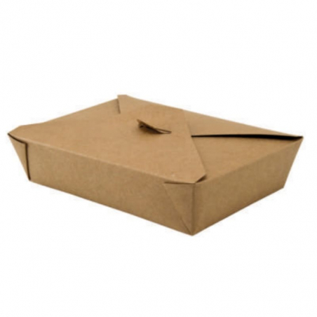 Boîte Repas Petit Format - Couvercle 4 Rabats - Ecoresponsable - Lot de 50 FourniResto - 1 Boîte Repas Petit Format - Couvercle 4 Rabats - Ecoresponsable - Lot de 50 FourniResto - 1
