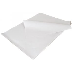 Papier Ingraissable en Kraft Blanc - 33 x 33 - 10 Kg FourniResto - 1