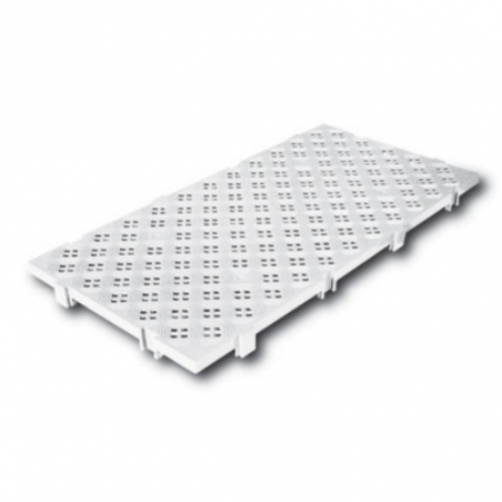 Caillebotis 100 x 50 cm - Clipsable - Blanc FourniResto - 1 Caillebotis 100 x 50 cm - Clipsable - Blanc FourniResto - 1