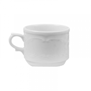 Tasse à Cappuccino en Porcelaine Flora - 0,25 L HENDI - 1