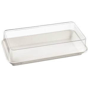 Couvercle en RPET pour Assiette Kanopée 200 x 100 mm - Lot de 100 FourniResto - 2