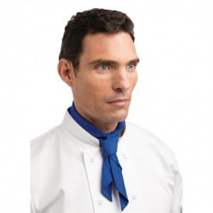 Foulard de Cuisine Bleu Roi - 914 x 635 mm Whites Chefs Clothing  - 3