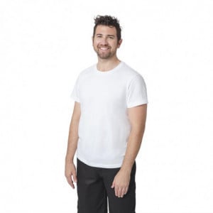 T-Shirt Mixte Blanc - Taille L FourniResto - 5