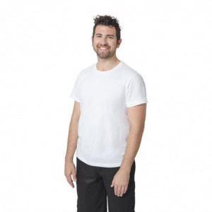 T-Shirt Mixte Blanc - Taille M FourniResto - 5