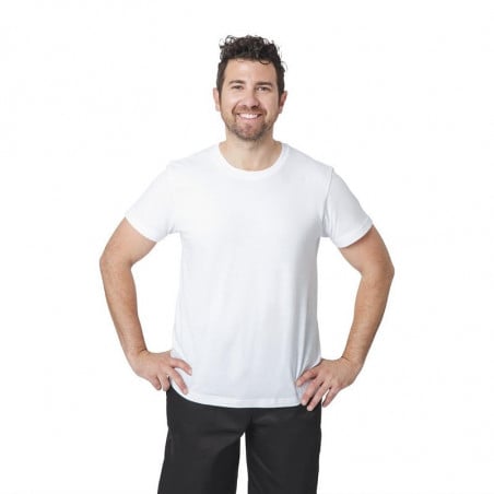 T-Shirt Mixte Blanc - Taille XL FourniResto - 1