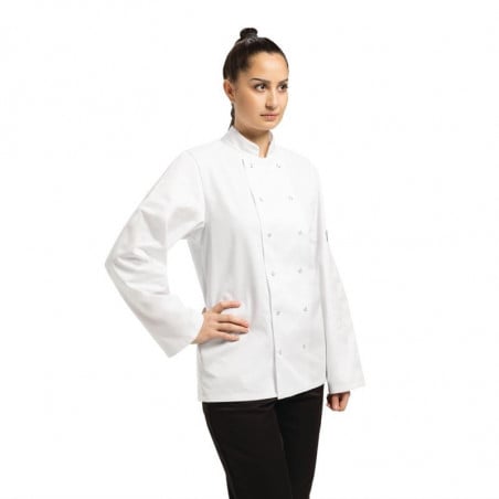 Veste de Cuisine Mixte Blanche à Manches Longues Vegas - Taille L Whites Chefs Clothing  - 1