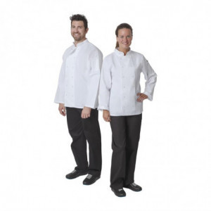 Veste de Cuisine Mixte Blanche à Manches Longues Vegas - Taille M Whites Chefs Clothing  - 4