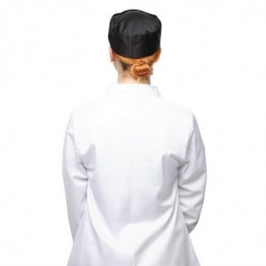 Calot De Cuisine Noir En Polycoton - Taille XS Whites Chefs Clothing  - 6