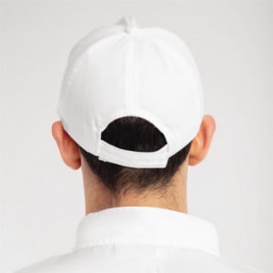 Casquette Baseball Blanche avec Sangle Réglable - Taille Unique Whites Chefs Clothing  - 4