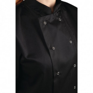 Veste de Cuisine Mixte Noire à Manches Courtes Vegas - Taille M Whites Chefs Clothing  - 6