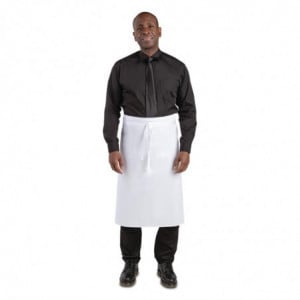 Tablier Standard Blanc - 914 x 762 mm Whites Chefs Clothing  - 4