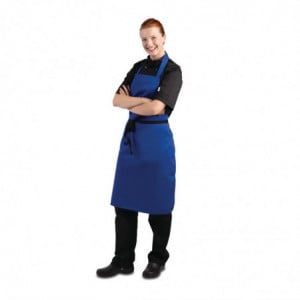 Tablier Bavette Bleu Roi - 970 x 710 mm Whites Chefs Clothing  - 1