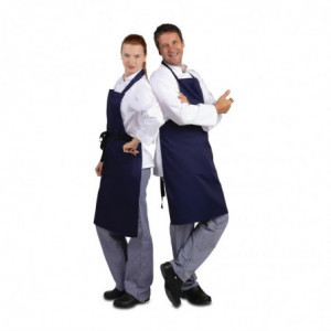 Tablier Bavette Bleu Marine - 970 x 710 mm Whites Chefs Clothing - 6